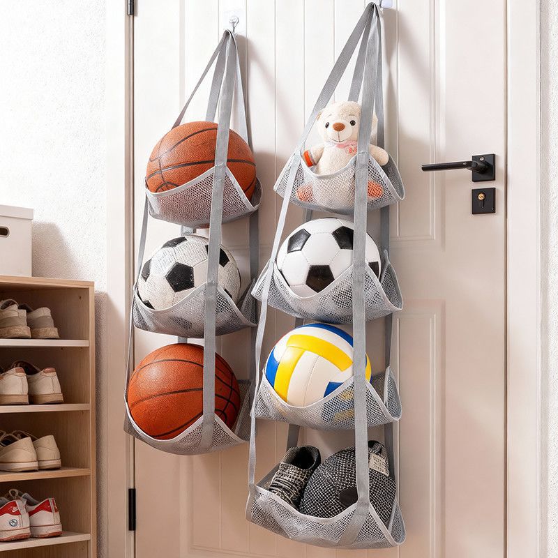 Sports Equipment Basketball - Duvara Monte Top Saklama Askılı Çantası