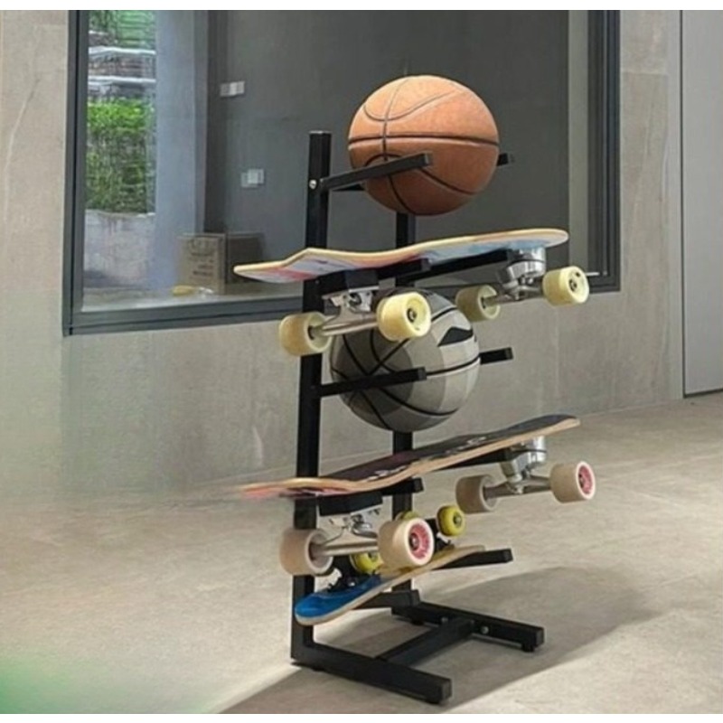 Sports Equipment Basketball - Kaykay Ekipmanları Rafı Basketbol Futbol Sporları