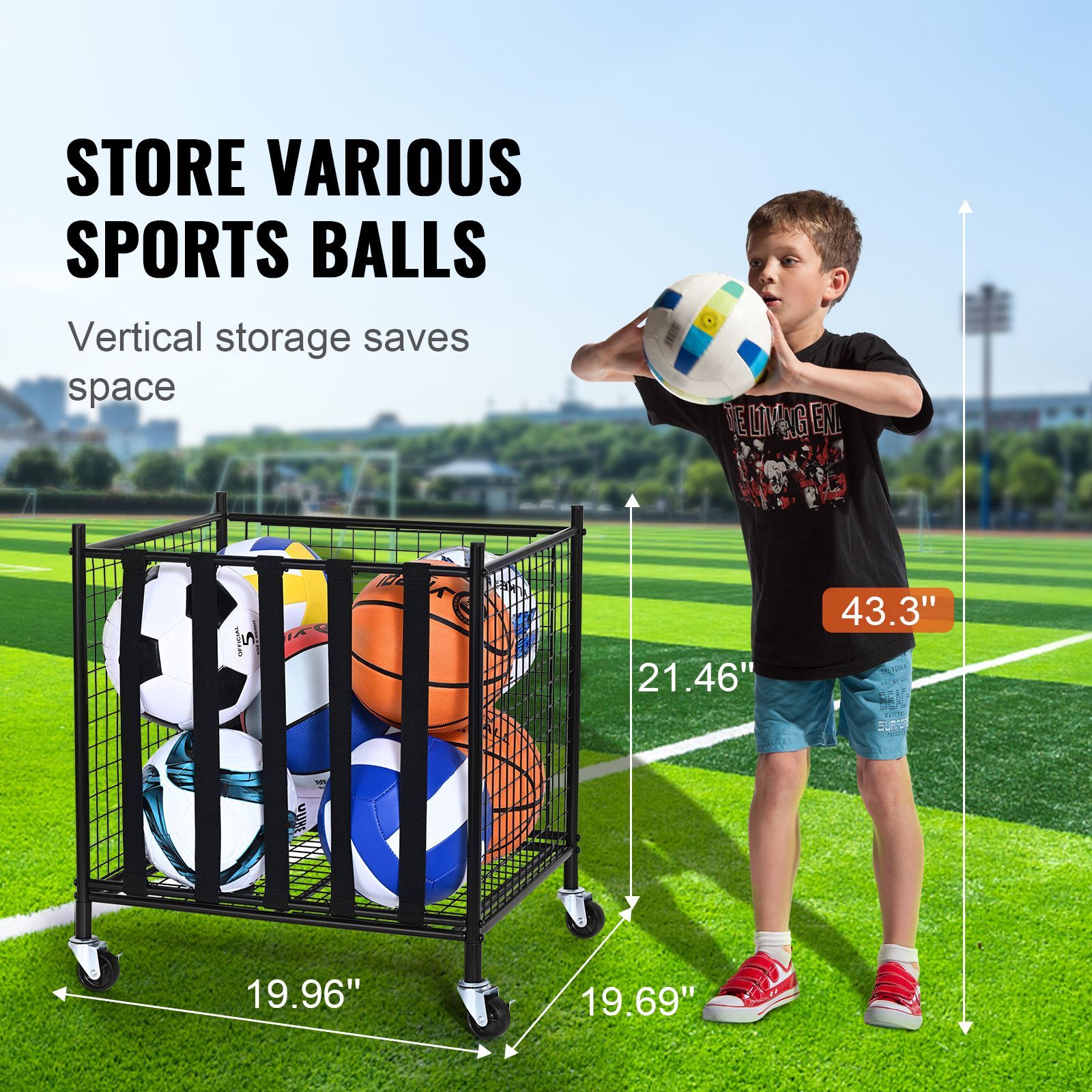 Tekerlekli Spor Topu Saklama A - Sports Equipment Basketball incelemesi ve fiyatı