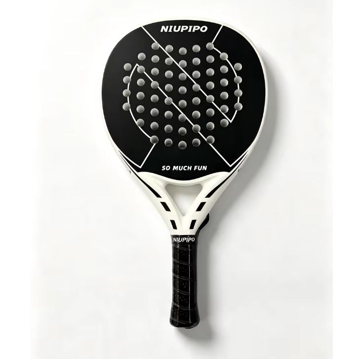 Yeni Gelen NIUPIPO Siyah Beyaz - Padel Racket Carbon incelemesi ve fiyatı
