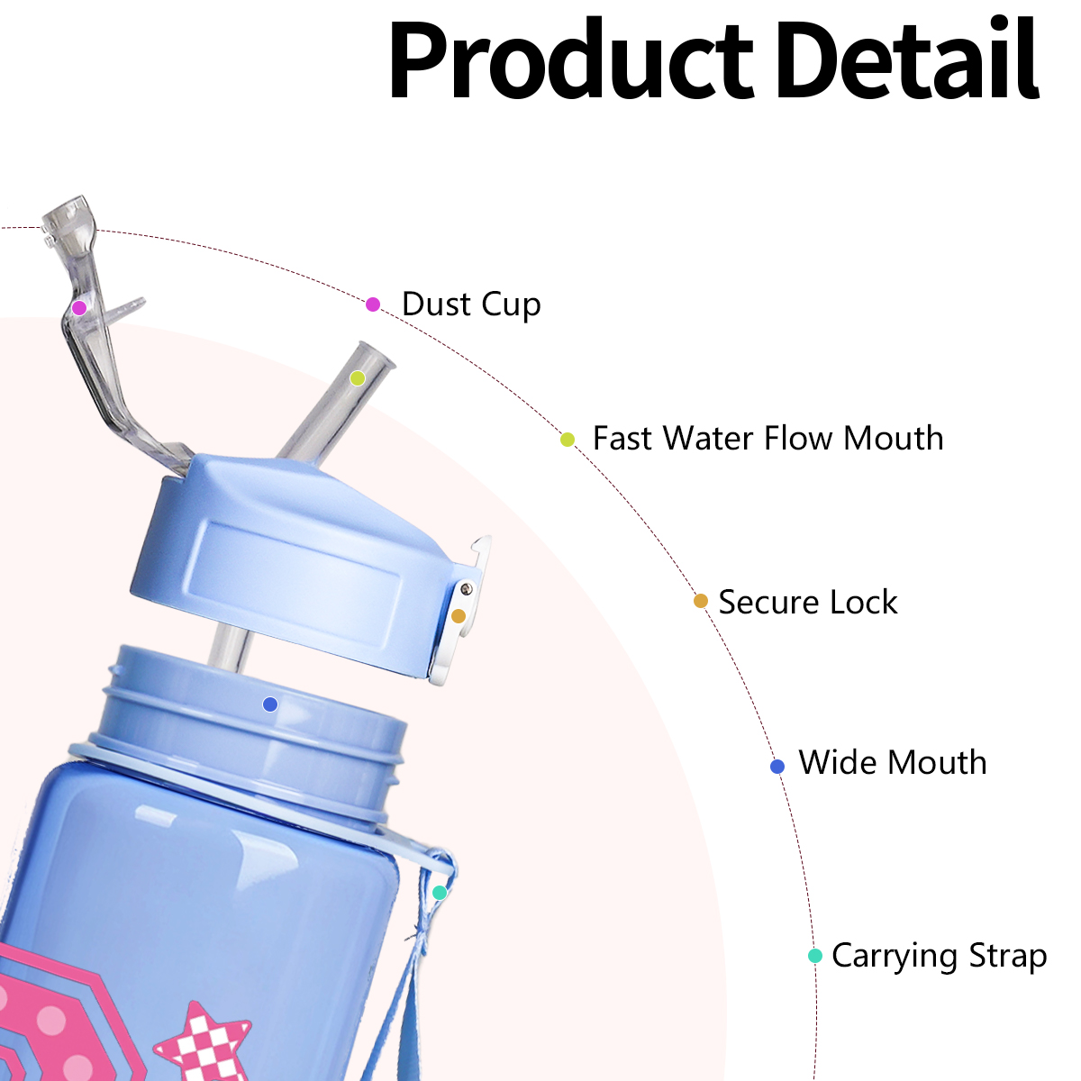 1 adet 750ml 26oz Sevimli Bask - Sports Equipment Types incelemesi ve fiyatı
